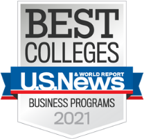 U.S. New BEST COLLEGES - Business Programs logo 2021
